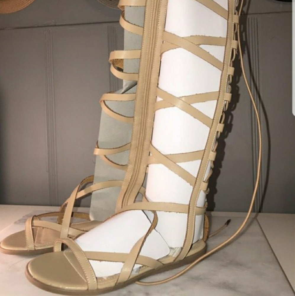 Nude Gladiator Sandals